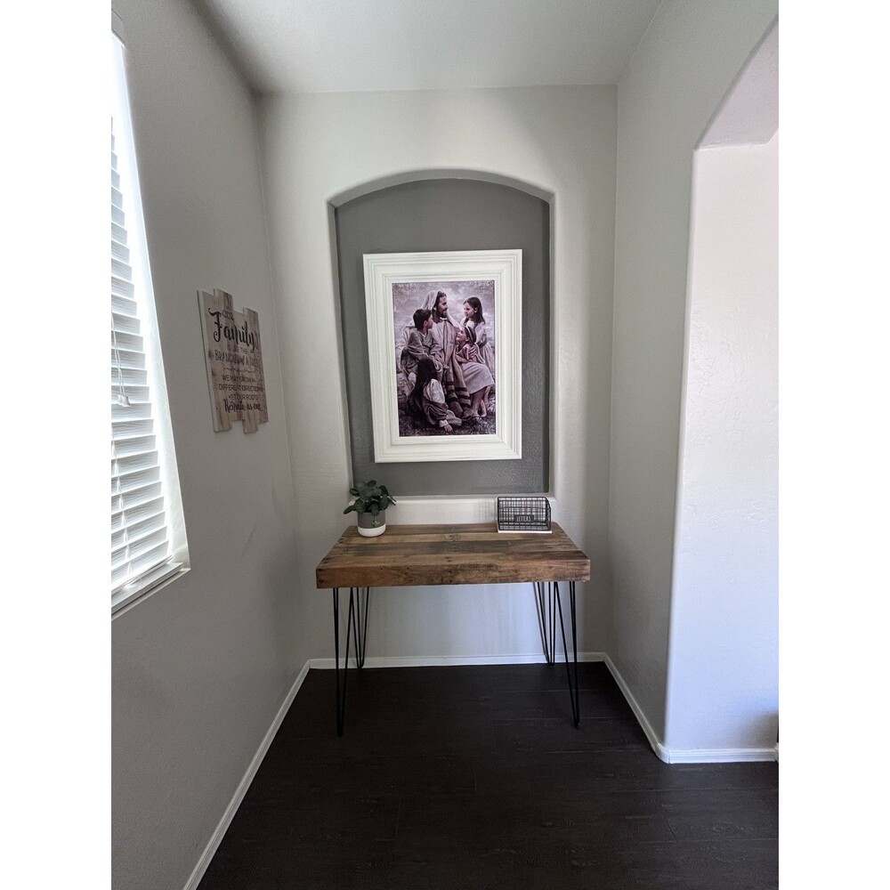 Beautiful Del Parson “PERFECT LOVE” Custom Frame Canvass Art 30x40 LDS
